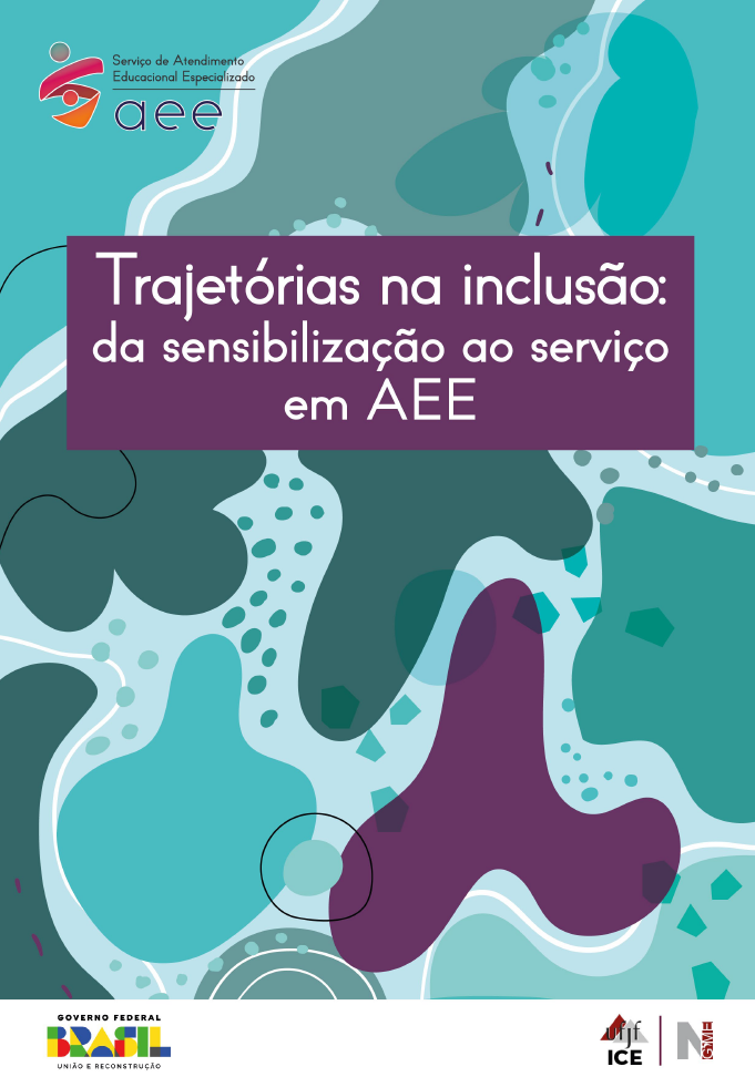 Capa: Trajetórias na inclusão: da sensibilização ao serviço em AEE